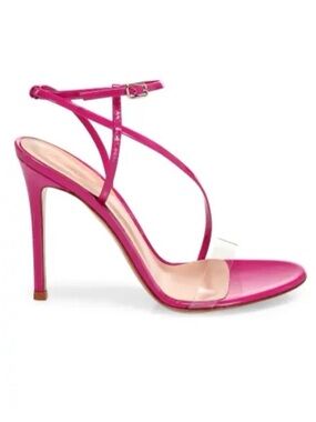 GIANVITO ROSSI Strappy Patent Leather Sandals